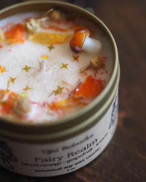 Fairy Realm - Blood Orange - Botanical Soy Candle