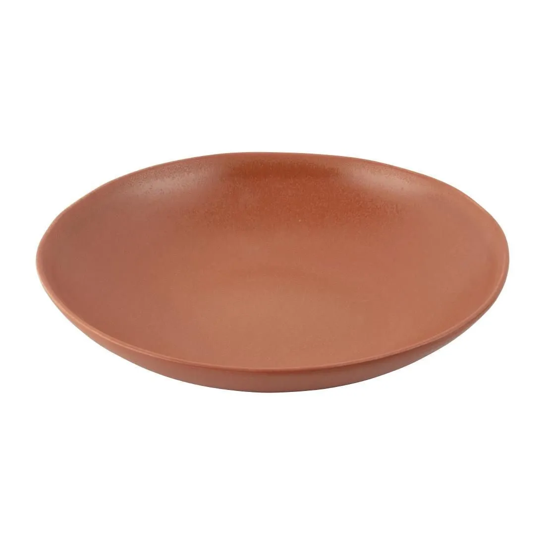 FC717 Olympia Build-a-Bowl Cantaloupe Flat Bowls 250mm (Pack of 4)