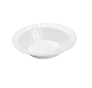 Flairware White Plastic Bowls 10oz
