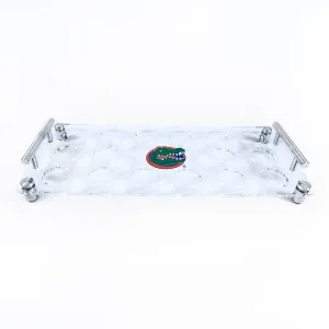 Florida Gators  - Gator Logo Acrylic Beverage and Hors d'oeuvres Tray