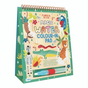 Floss & Rock Magic Colour Changing Water Card Easel & Pen – Jungle
