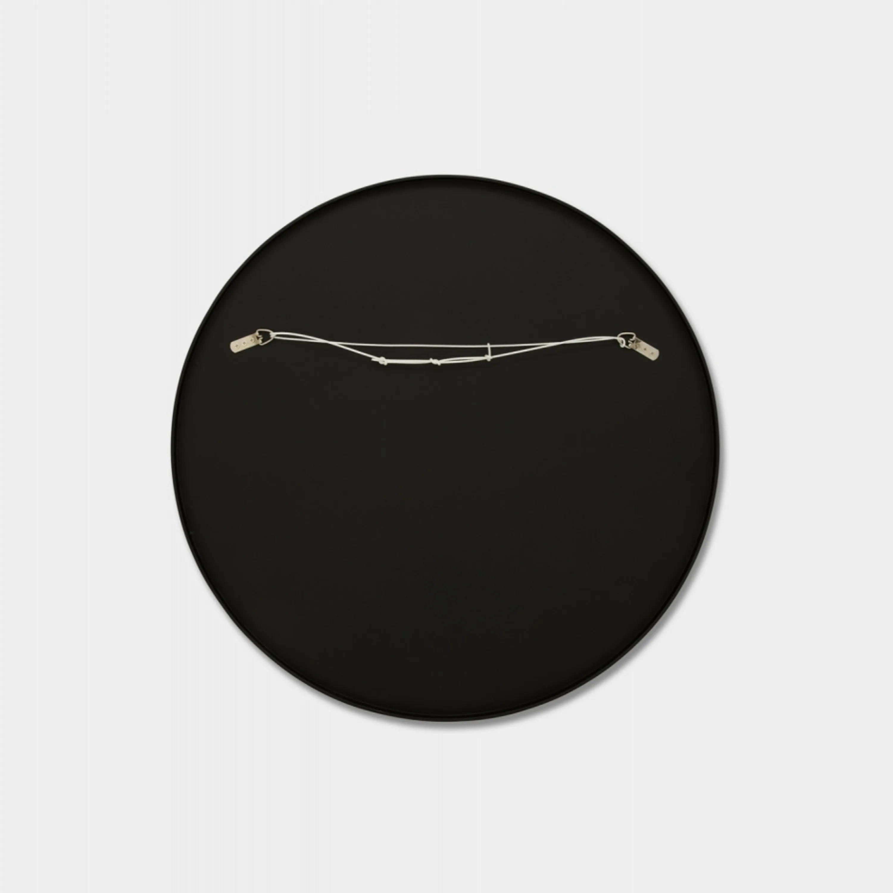 Flynn Round Mirror - Black / Storm Large 100cm x 100cm