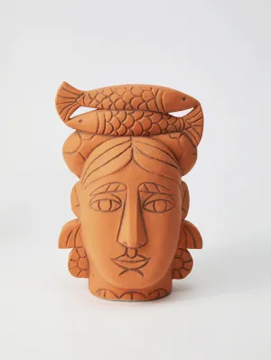 FOLKLORE FISH VASE