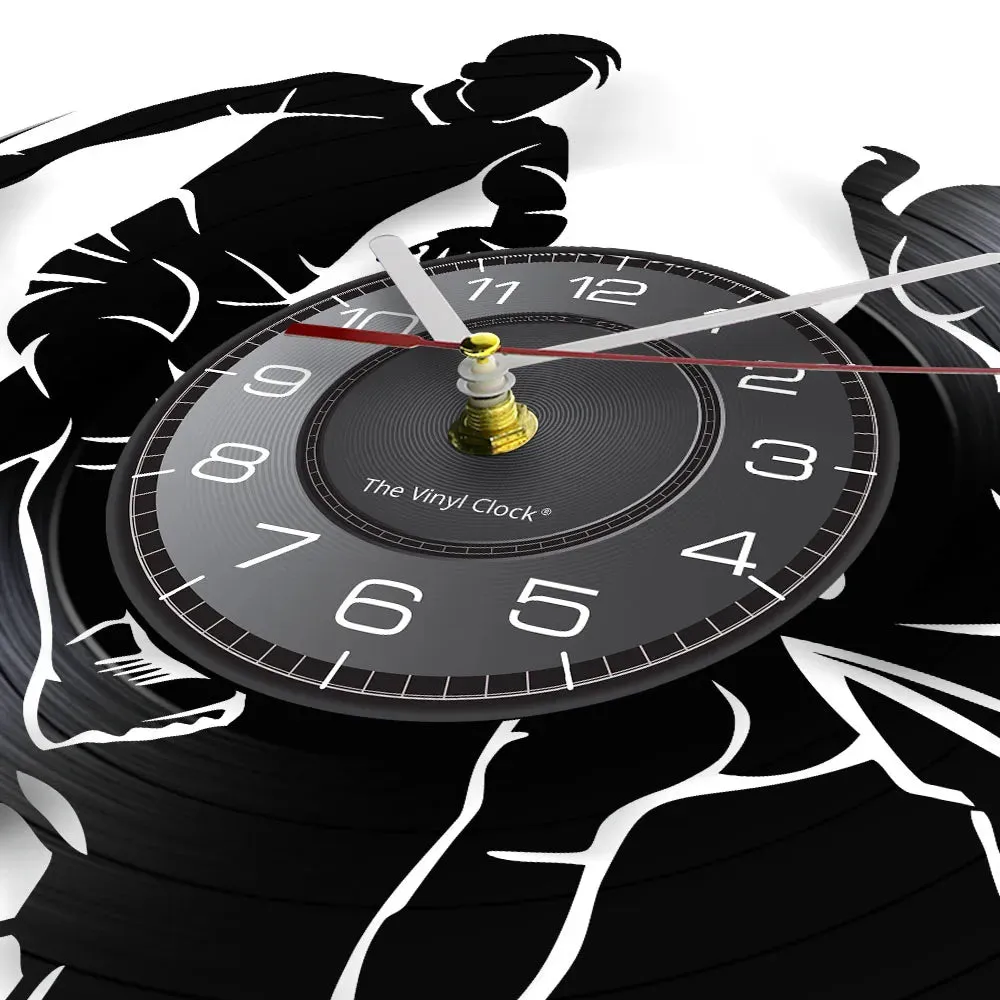 Football Vinyl Record Wall Clock