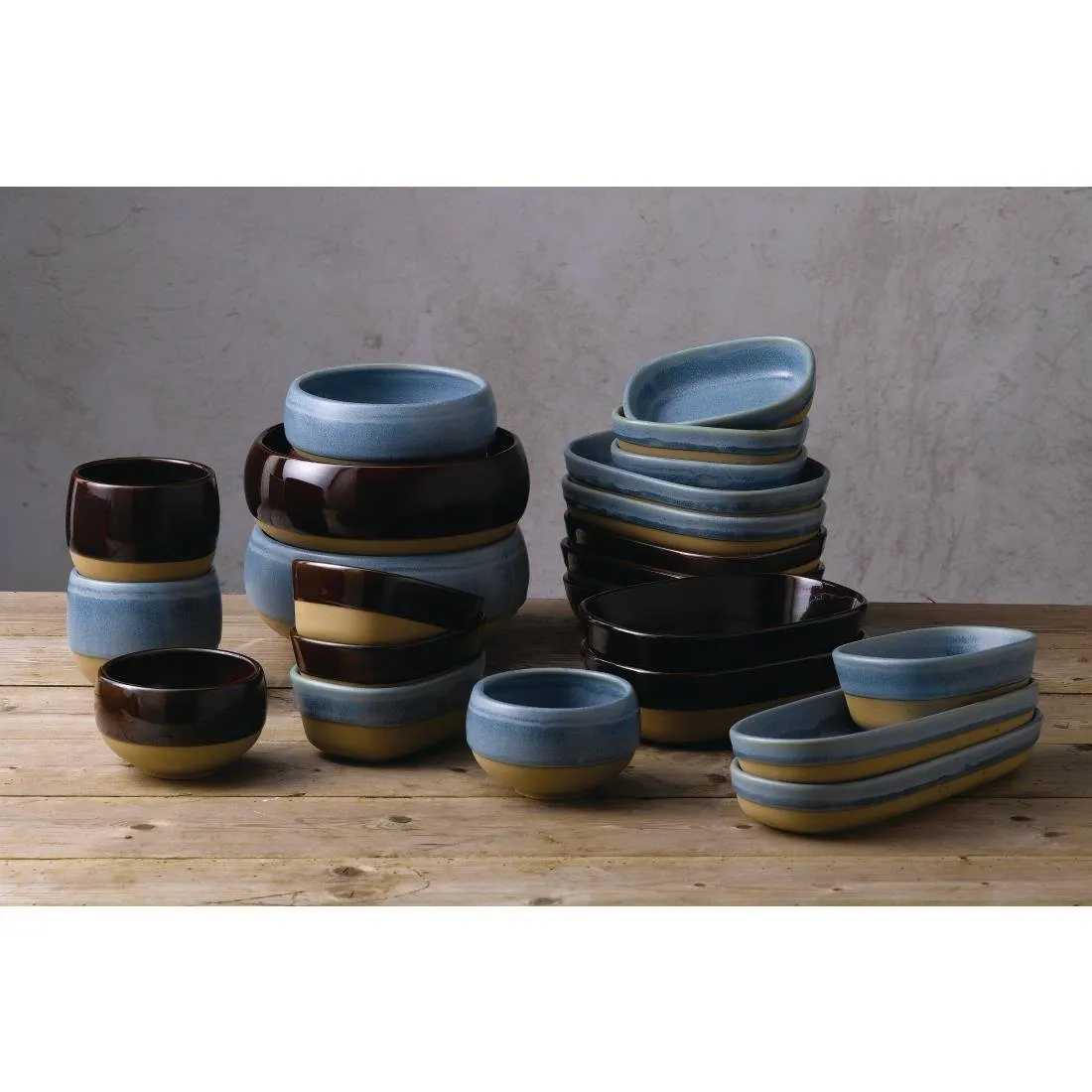 FR011 Churchill Emerge Oslo Blue Deep Bowl 90mm (Pack of 12)