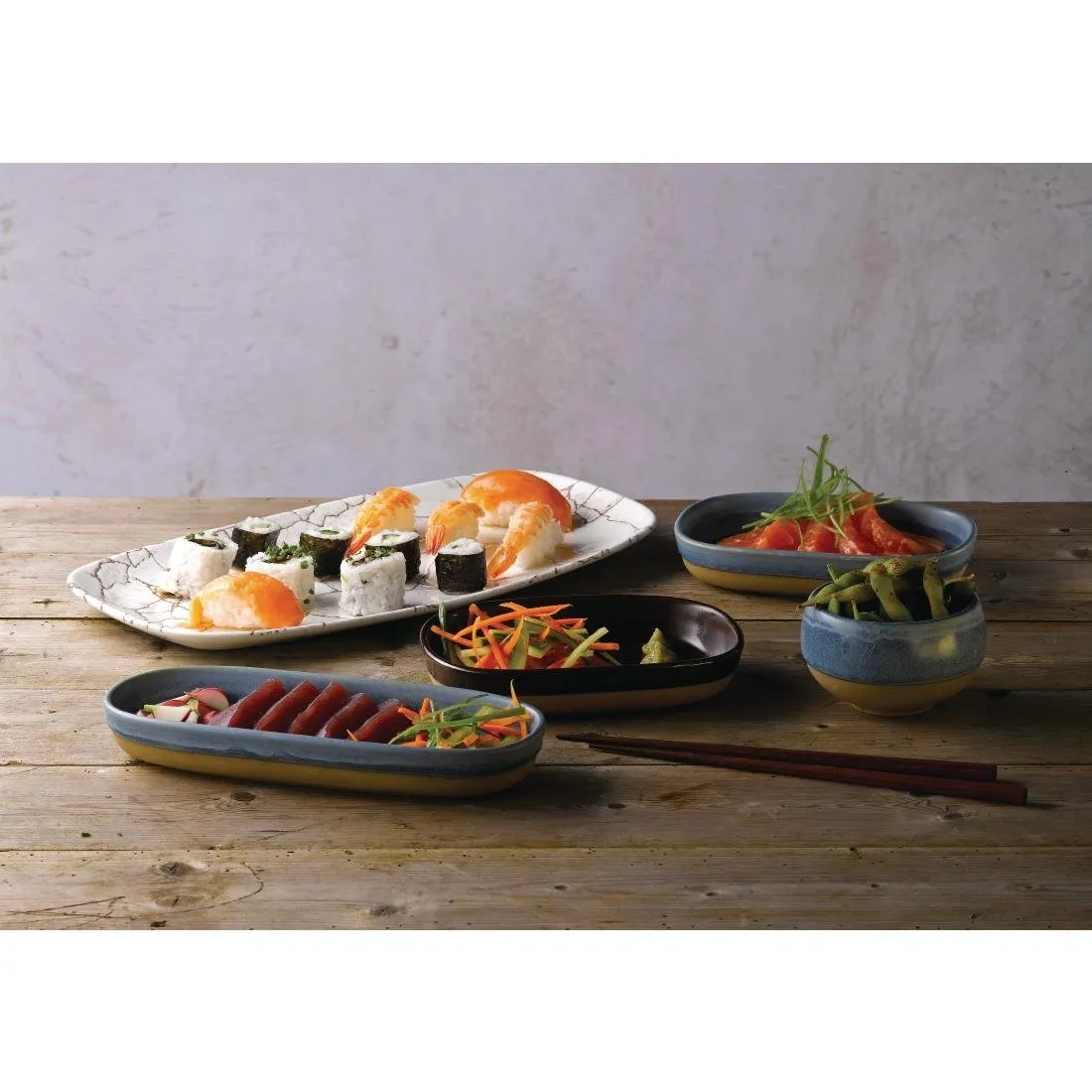 FR011 Churchill Emerge Oslo Blue Deep Bowl 90mm (Pack of 12)
