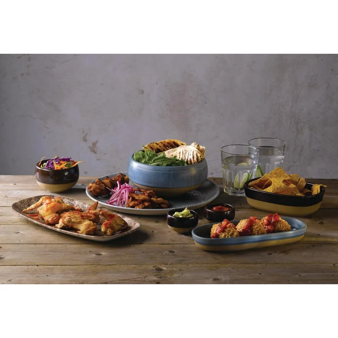 FR017 Churchill Emerge Oslo Blue Tray 230 x 95mm (Pack of 6)