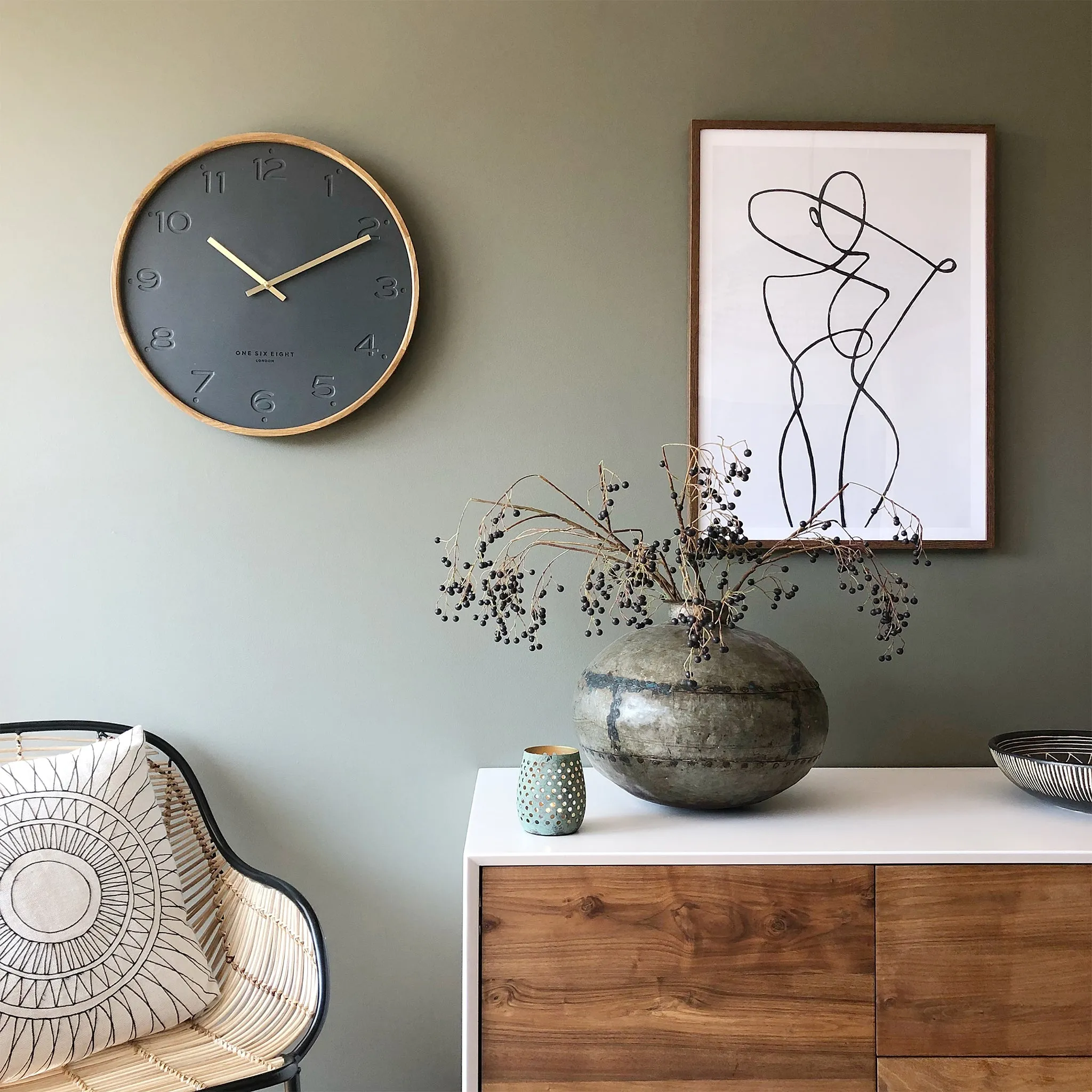 Freya  Wall Clock - 50cm