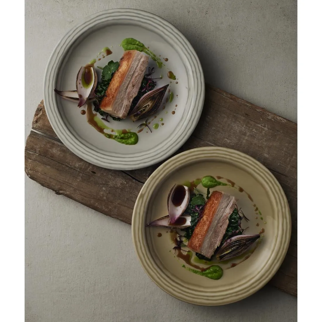 FS802 Dudson Harvest Norse Linen Nova Plate 229mm (Pack of 12)