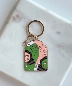 Gemini Keychain