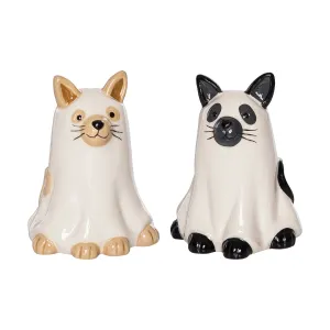 Ghost Cats S&P Shakers, Set of 2