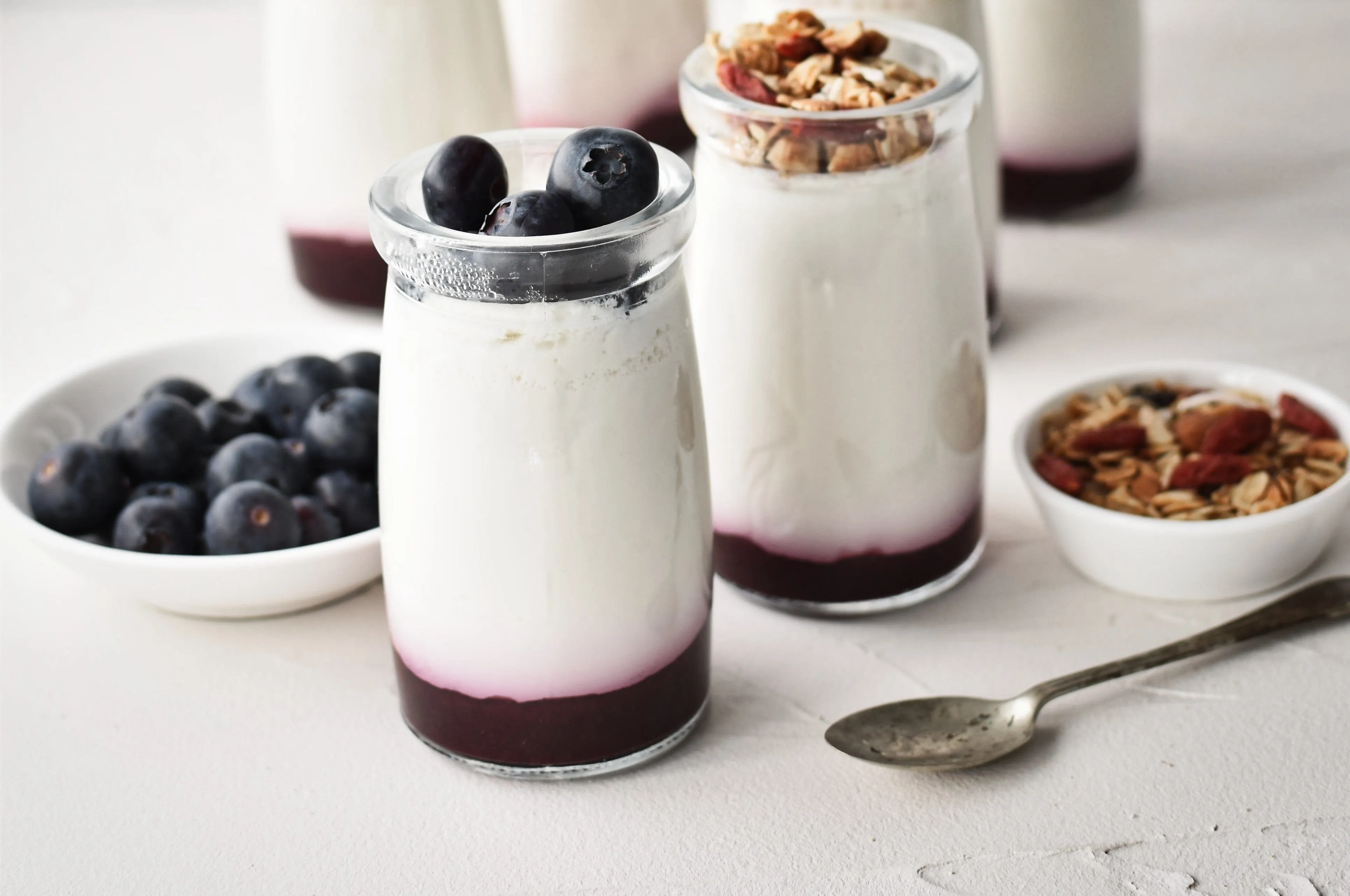 Glass Yoghurt Jar - Single only