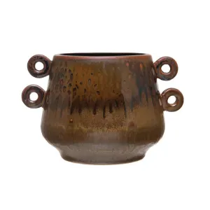 Glazed Planter w/ Handles