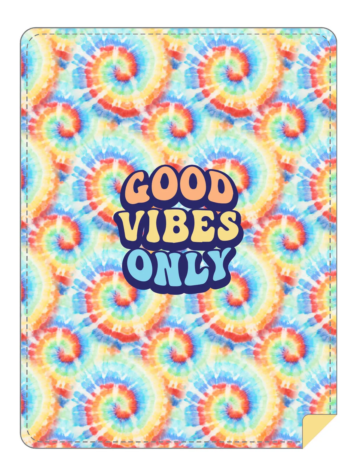 Good Vibes Only Throw Blanket