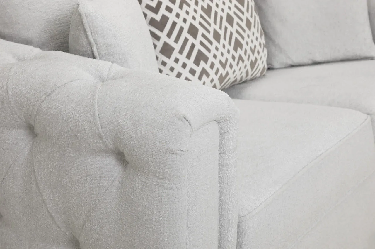 Grace Sofa - Light Grey 3 2 Set