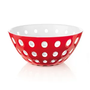 Guzzini Red/White "Le Murrine" Bowl 25cm 1pc
