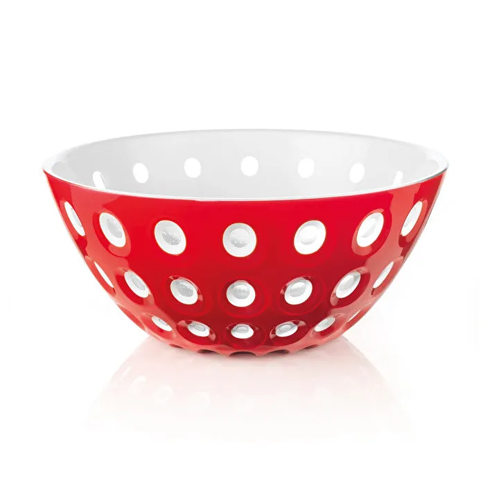Guzzini Red/White "Le Murrine" Bowl 25cm 1pc