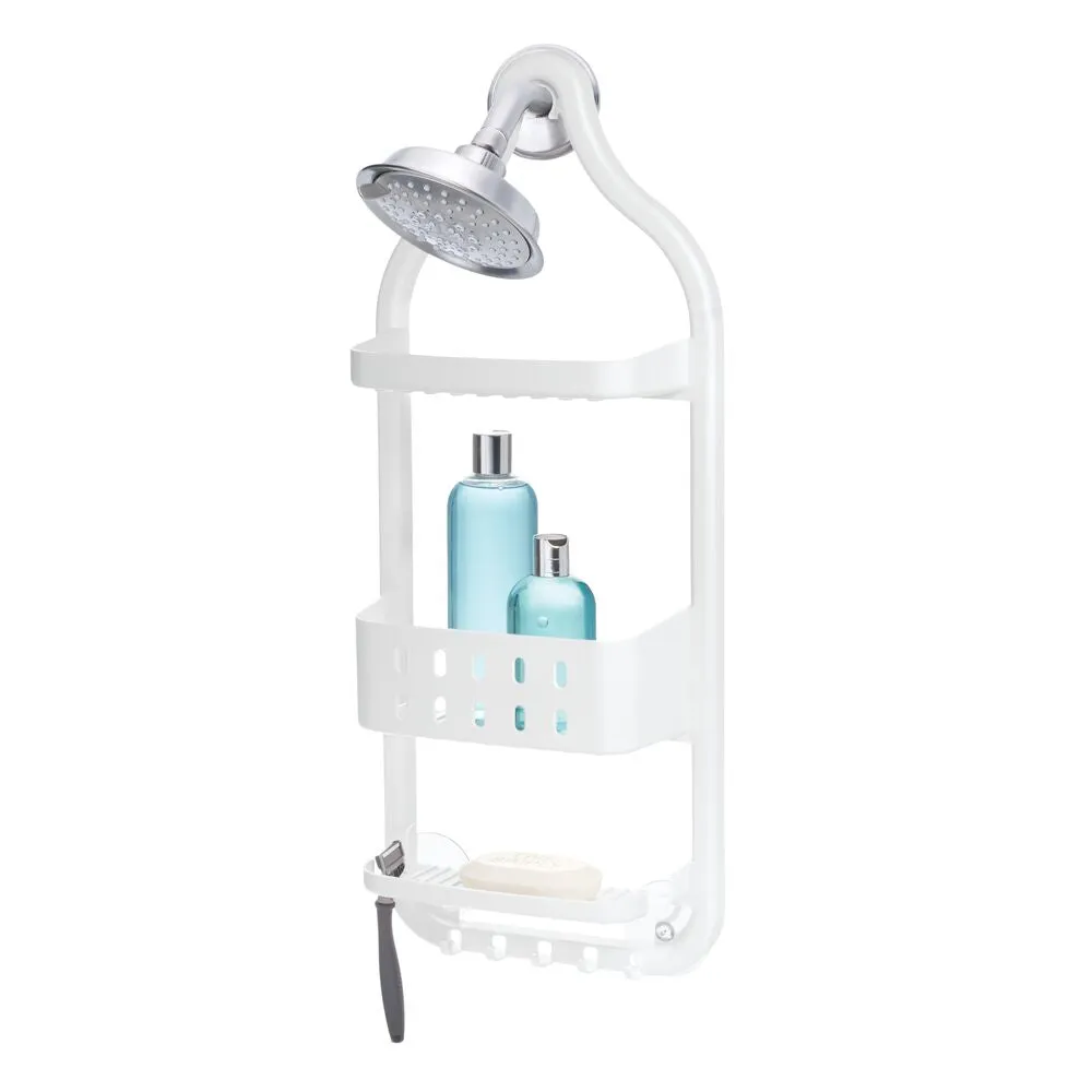 iDesign Cade Shower Caddy in White