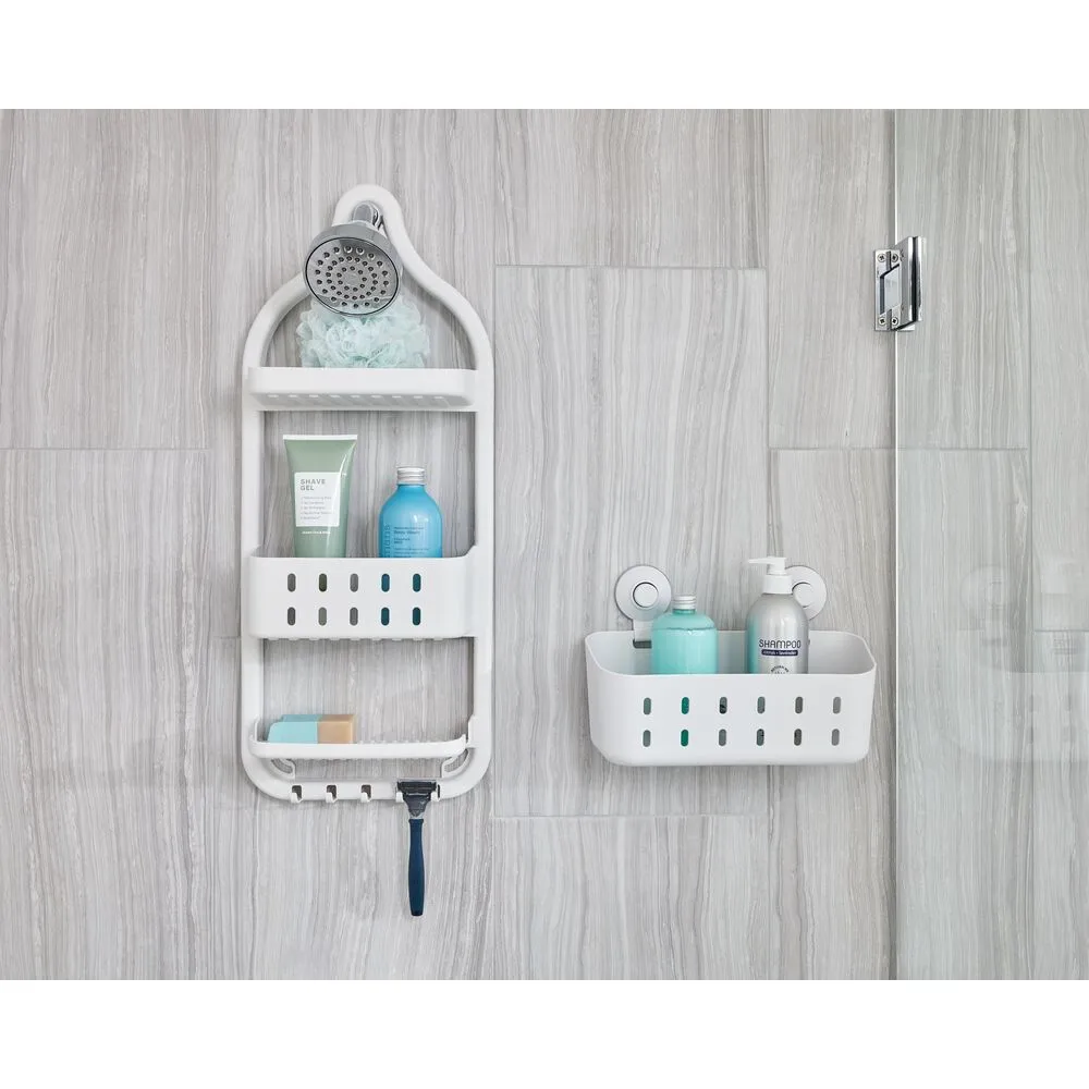 iDesign Cade Shower Caddy in White