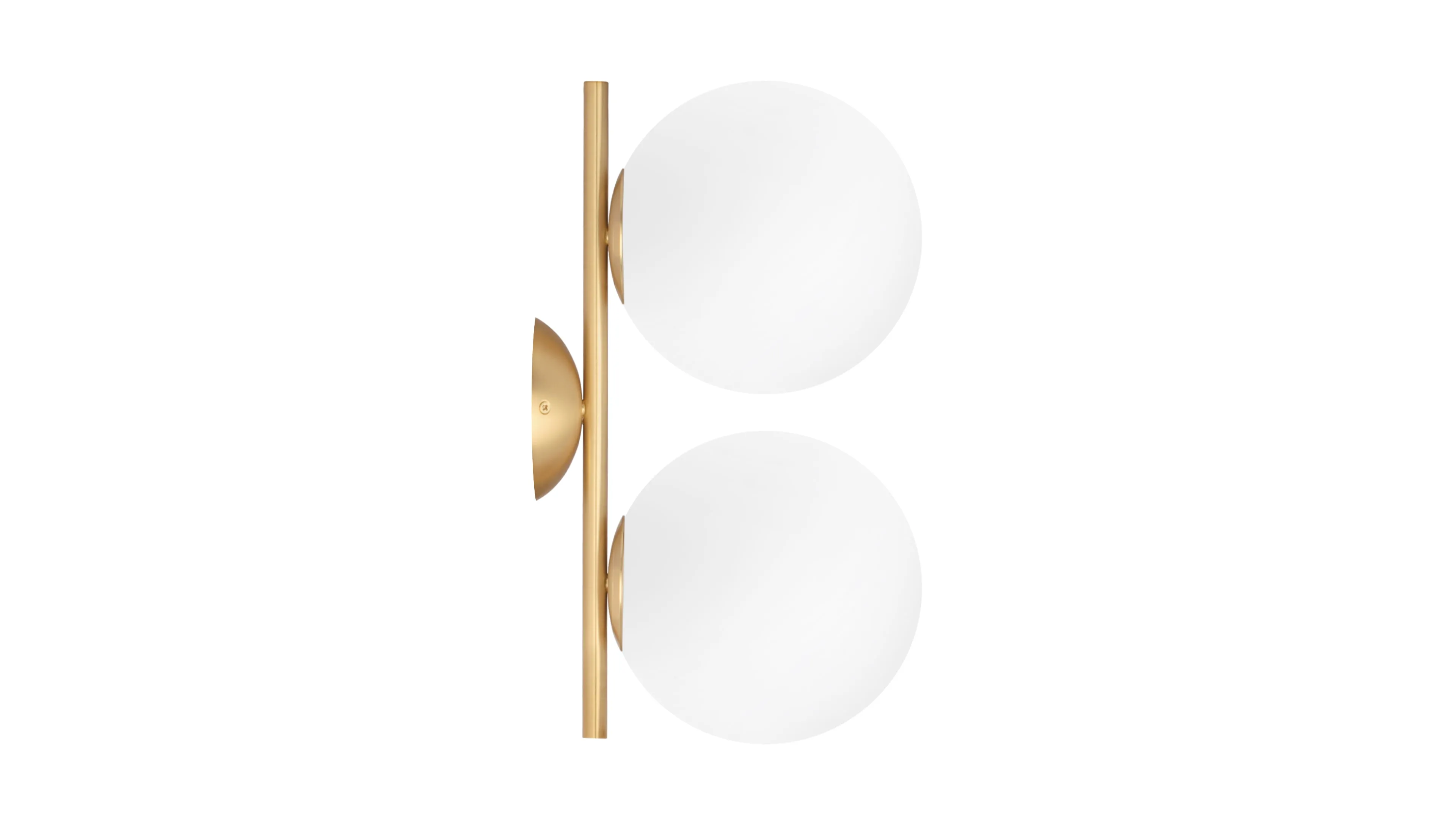 Iris - Iris Double Wall & Ceiling Light 1, Brass