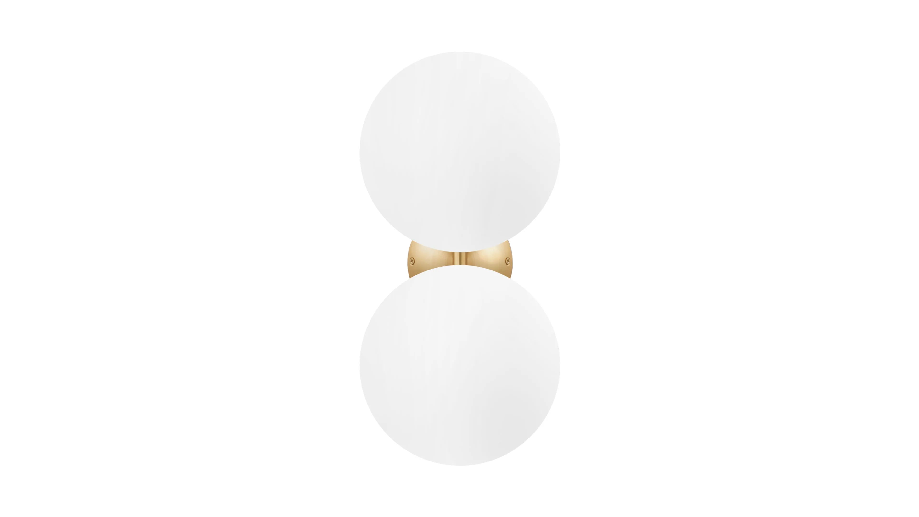 Iris - Iris Double Wall & Ceiling Light 1, Brass