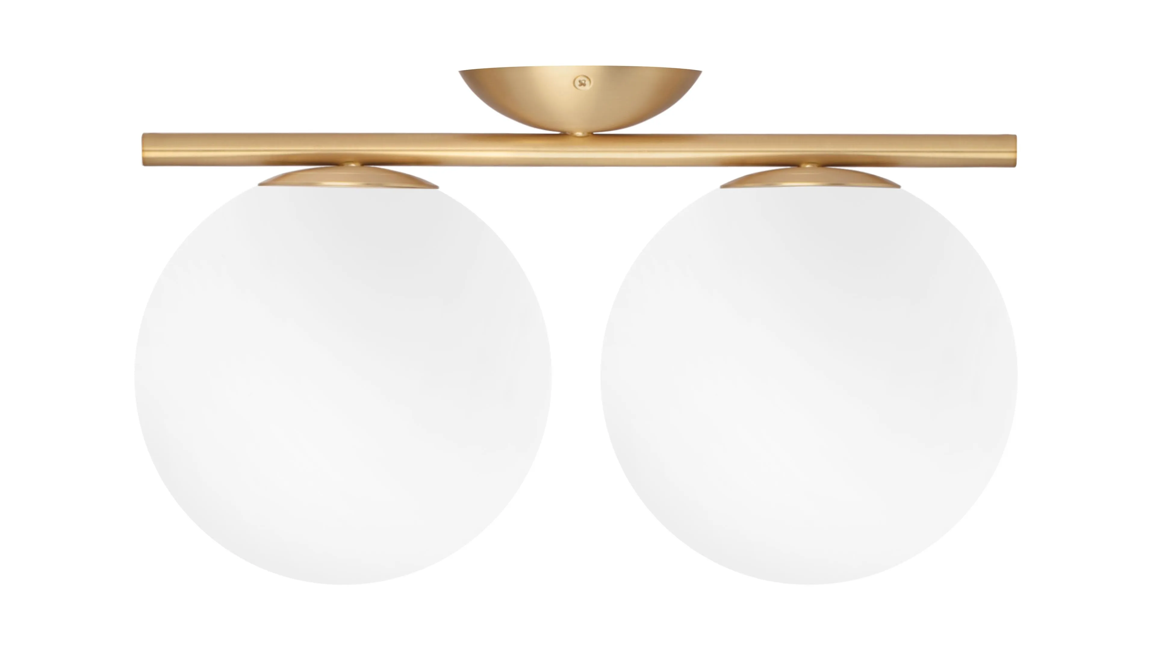 Iris - Iris Double Wall & Ceiling Light 1, Brass