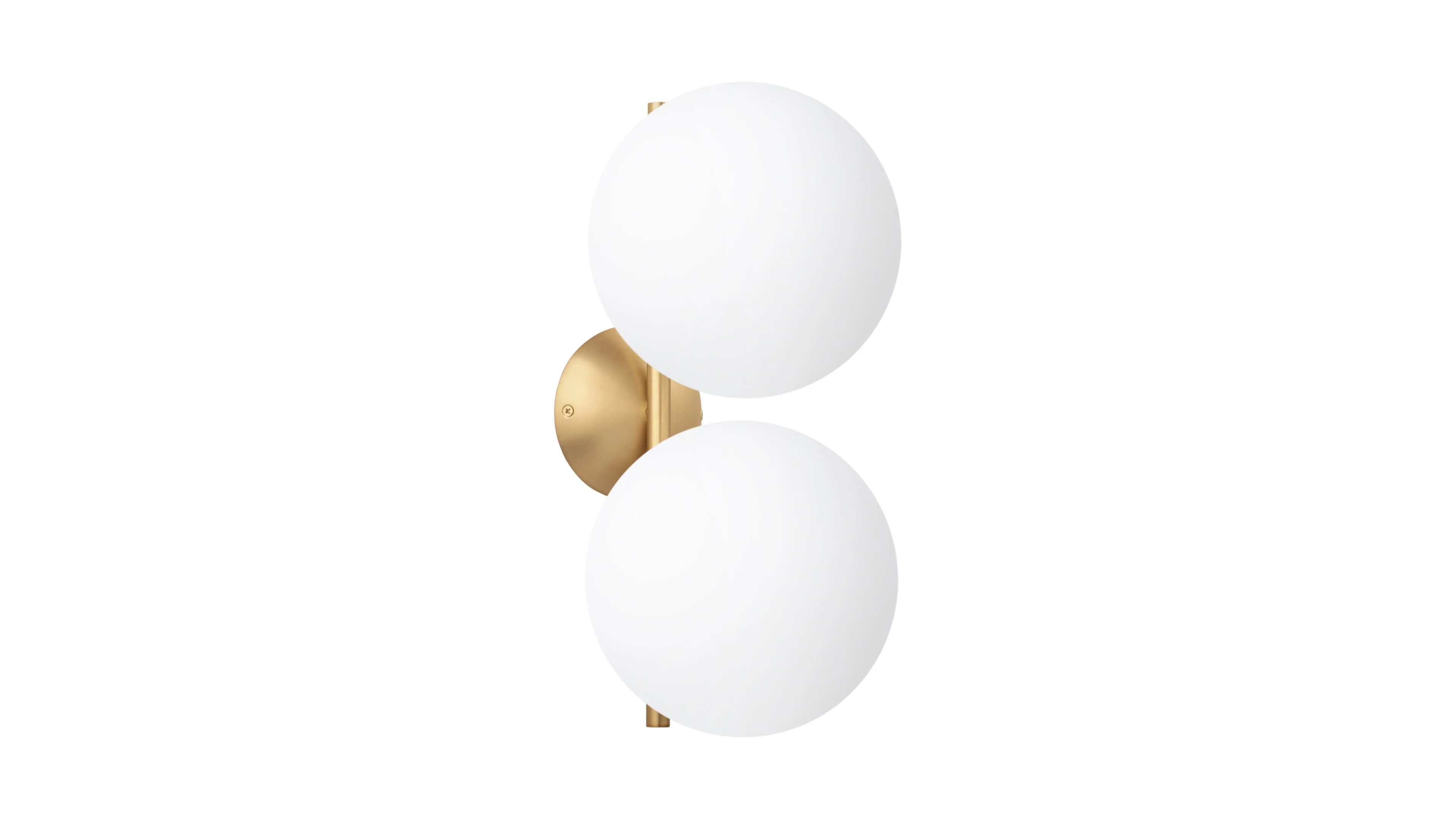 Iris - Iris Double Wall & Ceiling Light 1, Brass