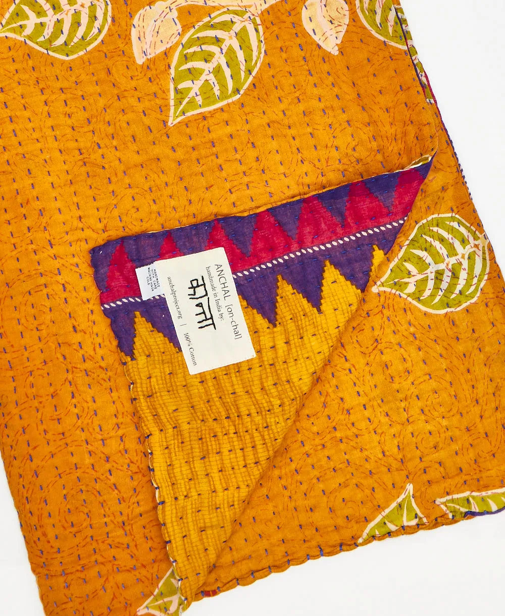 Kantha Quilt Throw - No. 230806