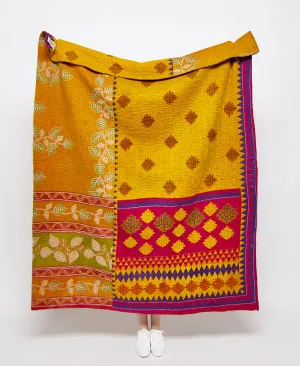 Kantha Quilt Throw - No. 230806