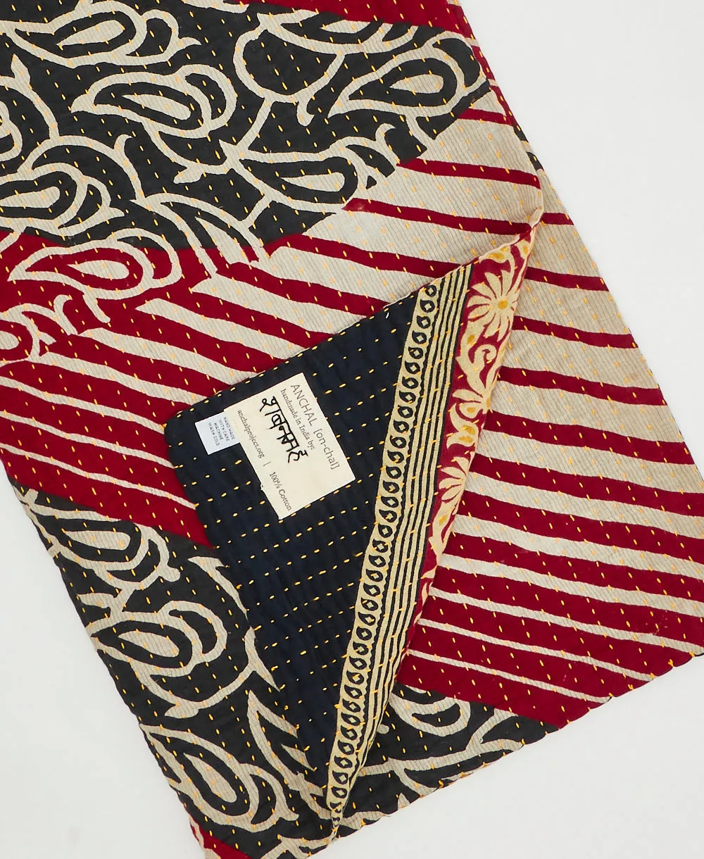 Kantha Quilt Throw - No. 240209