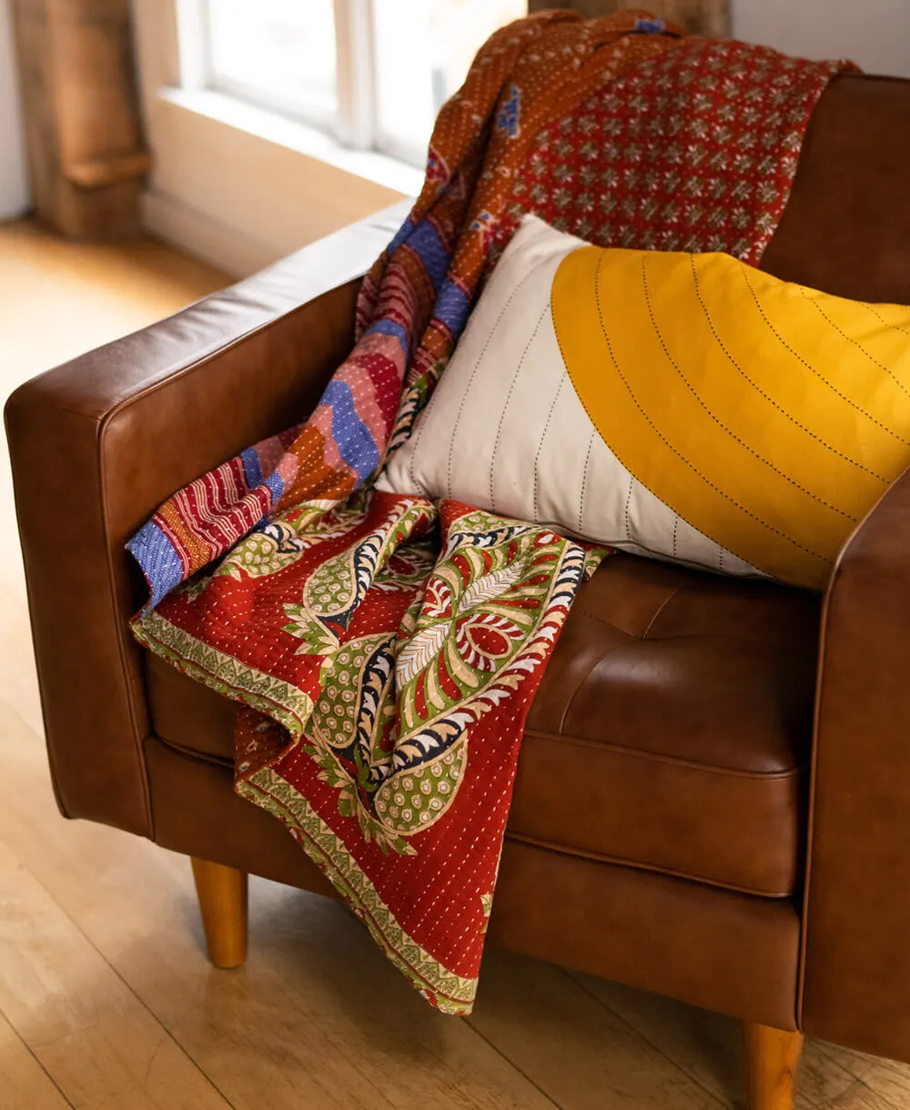 Kantha Quilt Throw - No. 240301