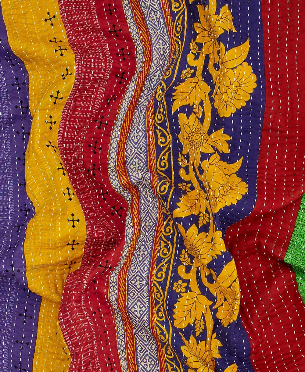 Kantha Quilt Throw - No. 240301