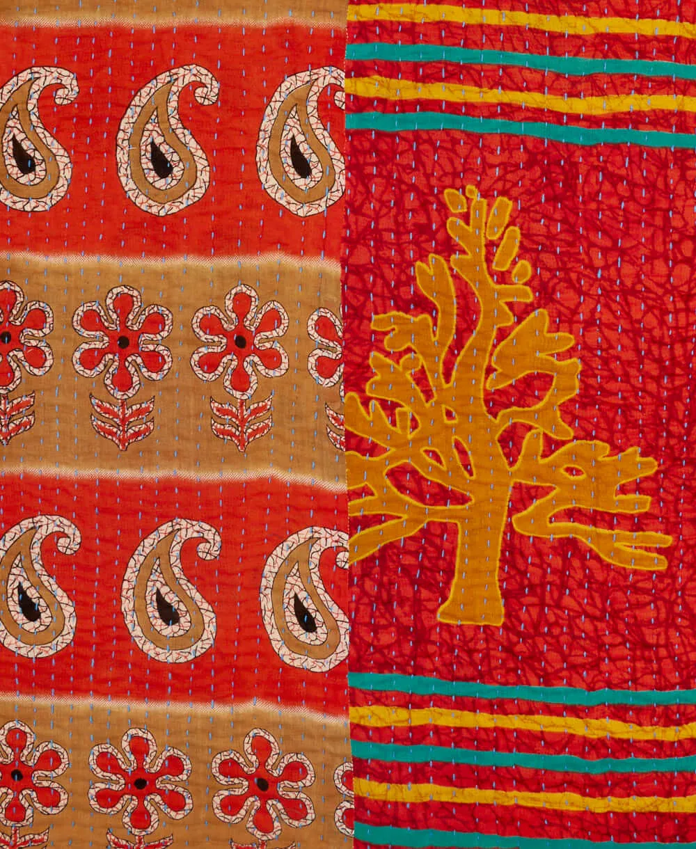 Kantha Quilt Throw - No. 240433