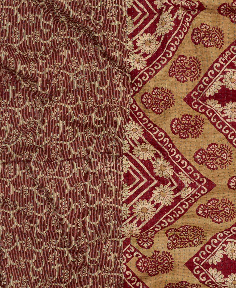 Kantha Quilt Throw - No. 240512