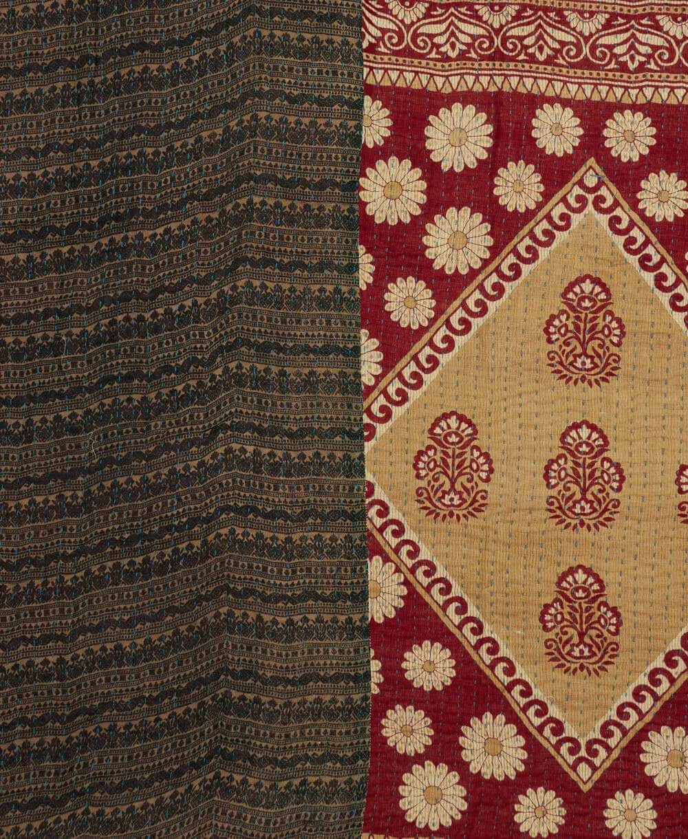 Kantha Quilt Throw - No. 240512