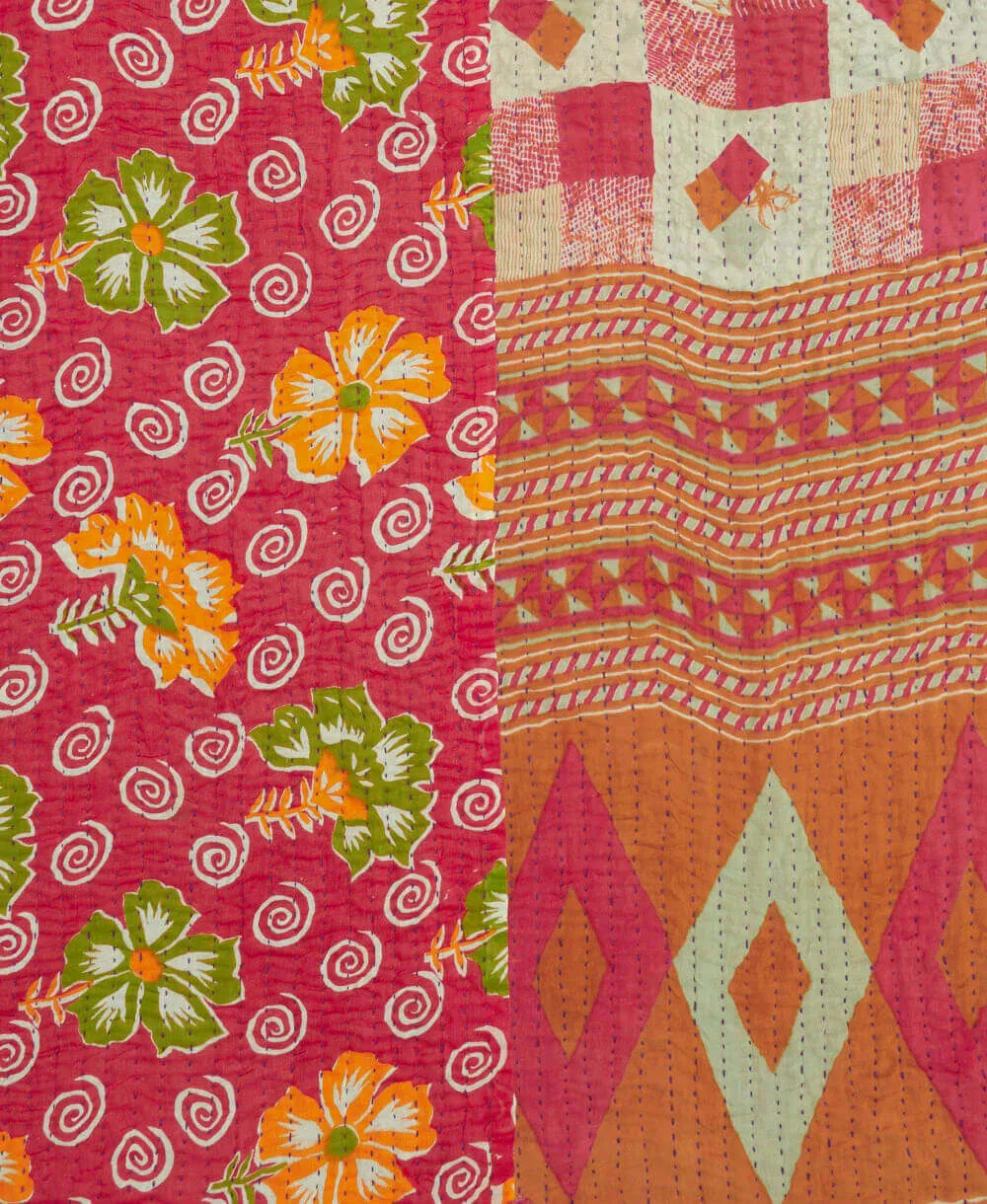 Kantha Quilt Throw - No. 240538