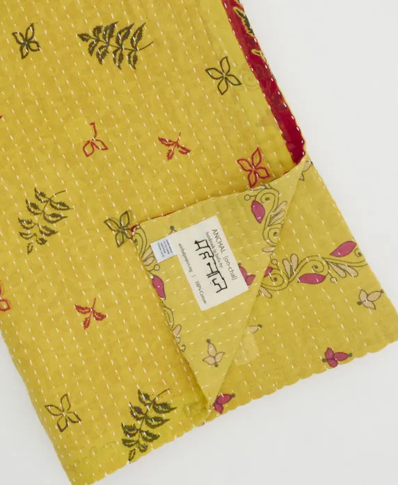 Kantha Quilt Throw - No. 240607