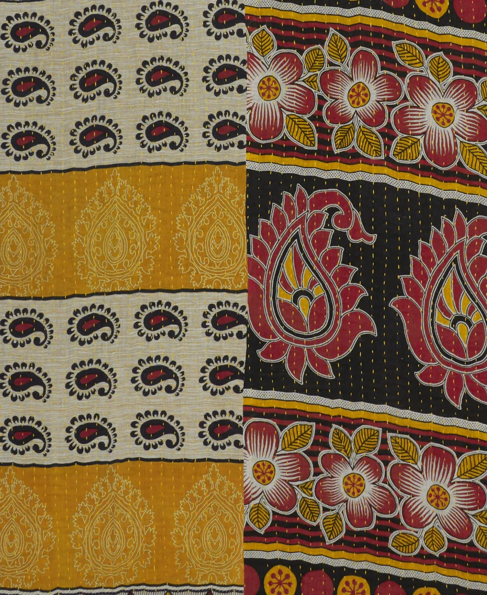Kantha Quilt Throw - No. 240618