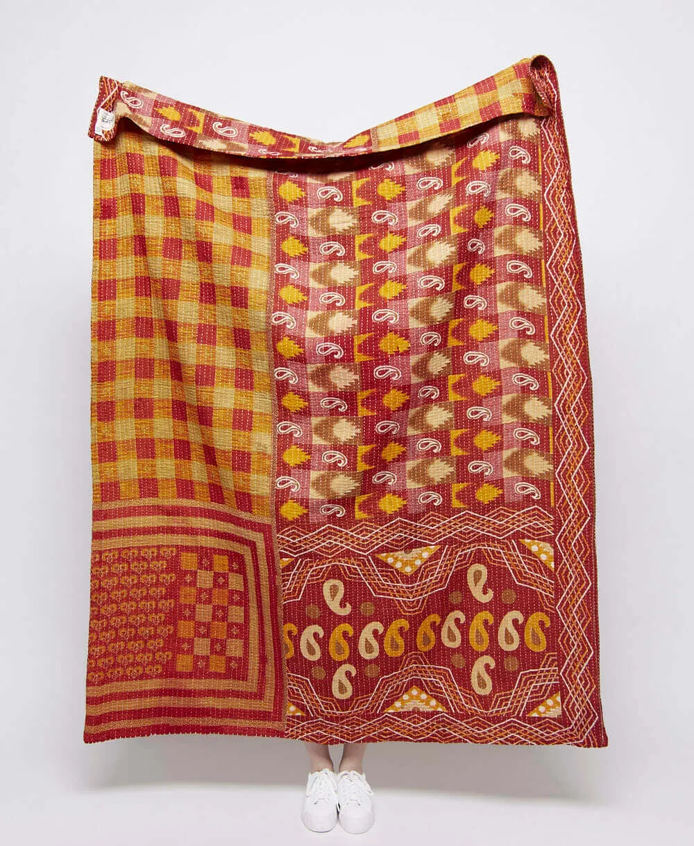 Kantha Quilt Throw - No. 240633