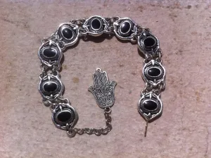 Khmissa Bracelet - Black