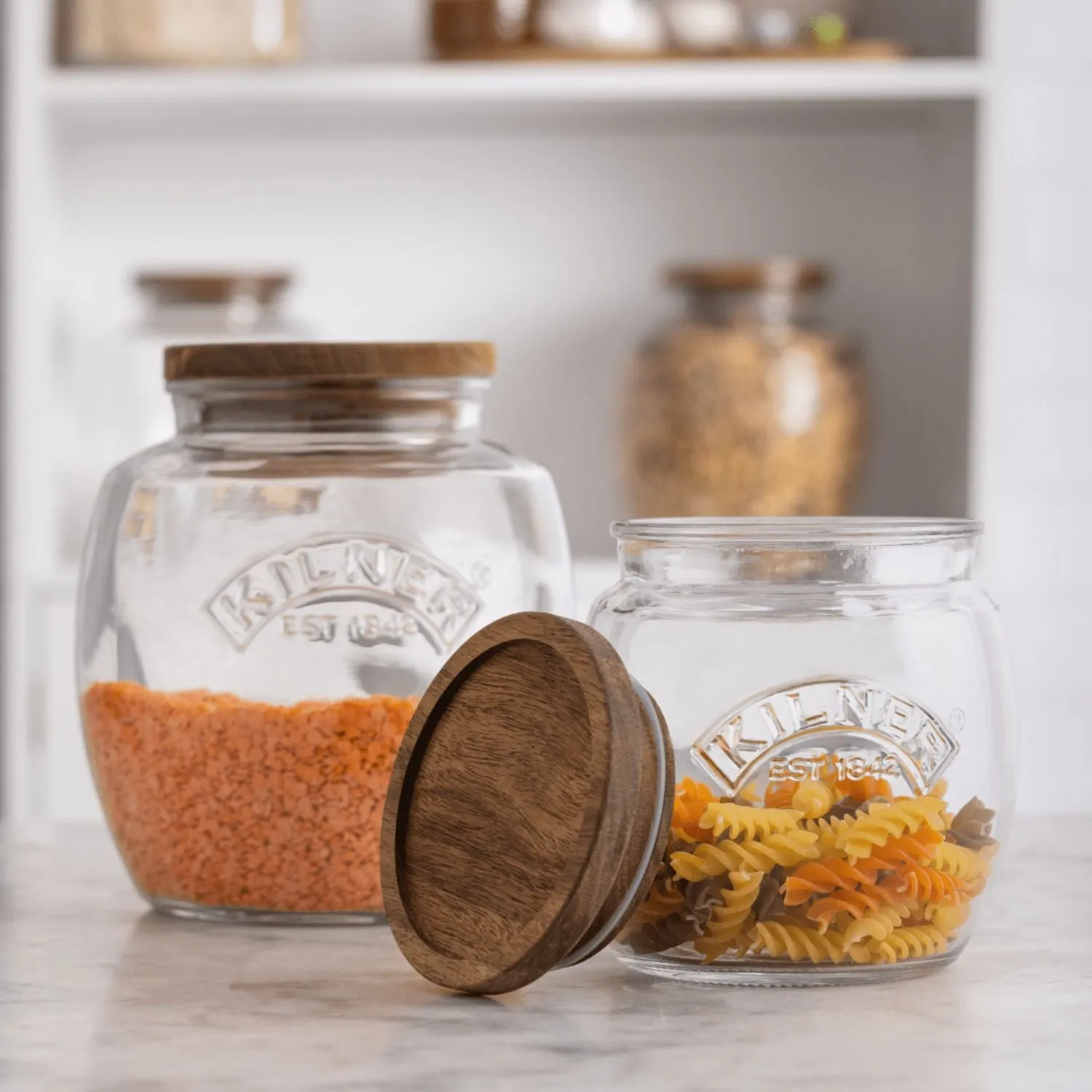 Kilner 2 Litre Universal Jar With Wooden Lid