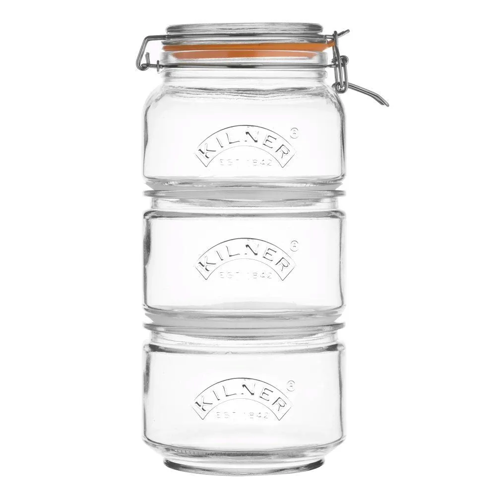 Kilner Stackable Storage Jar Set
