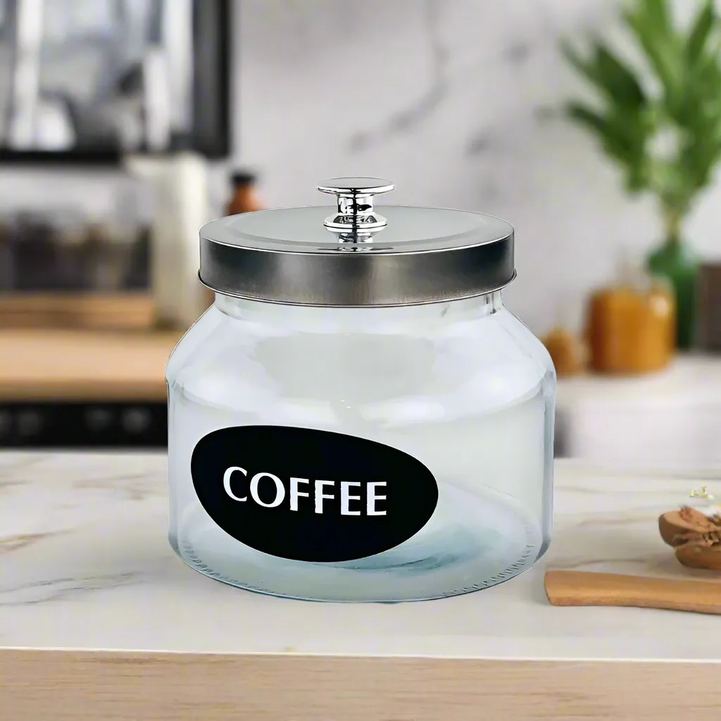 Kleeyo Coffee Glass Storage Jars 1.5L