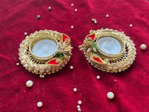 La Home auraTealight Candle || Wax Candle || Diya || Diwali || Christmas || Birthday || Home Decor(Pack of 12)