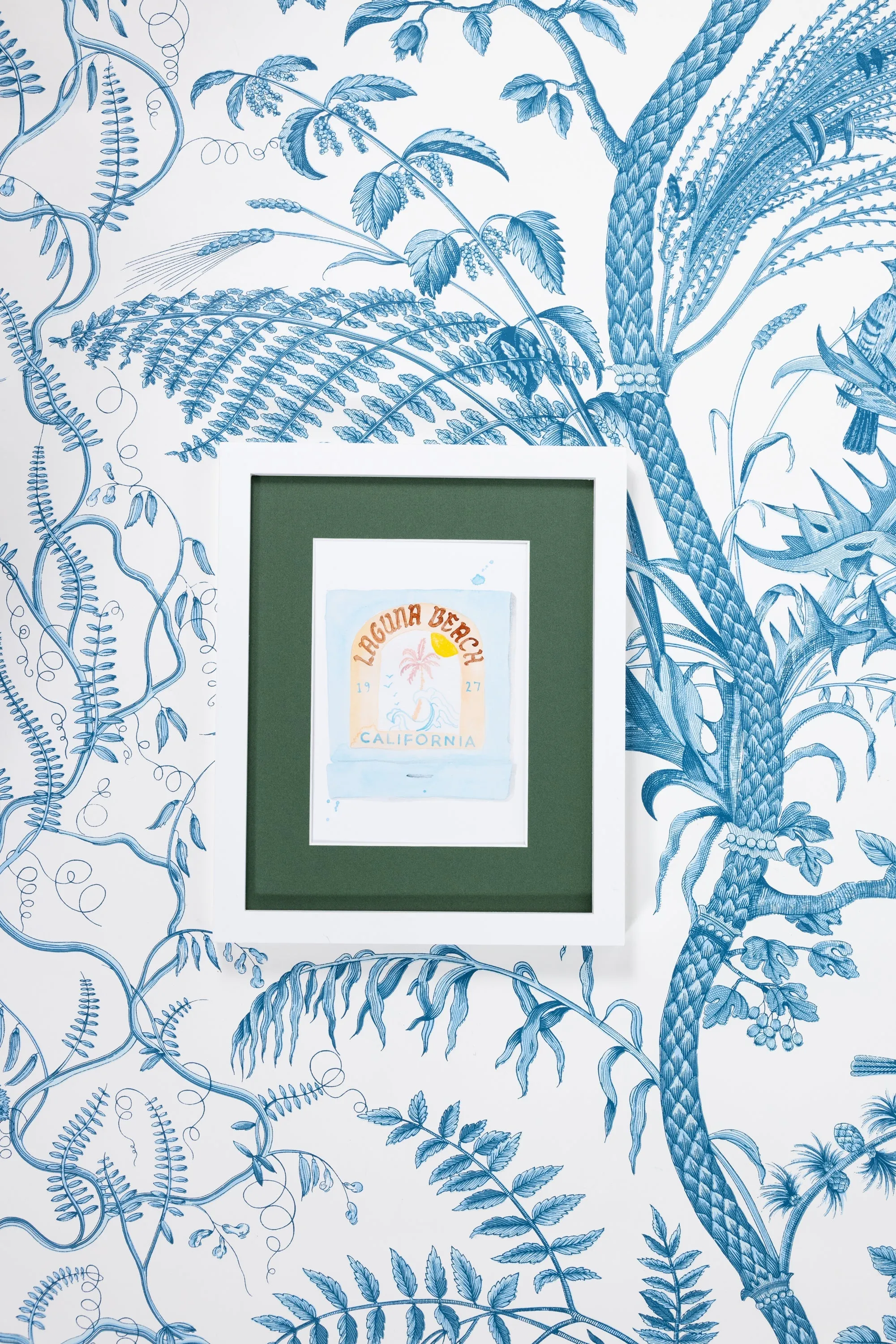 Laguna Beach Matchbook Illustration Print