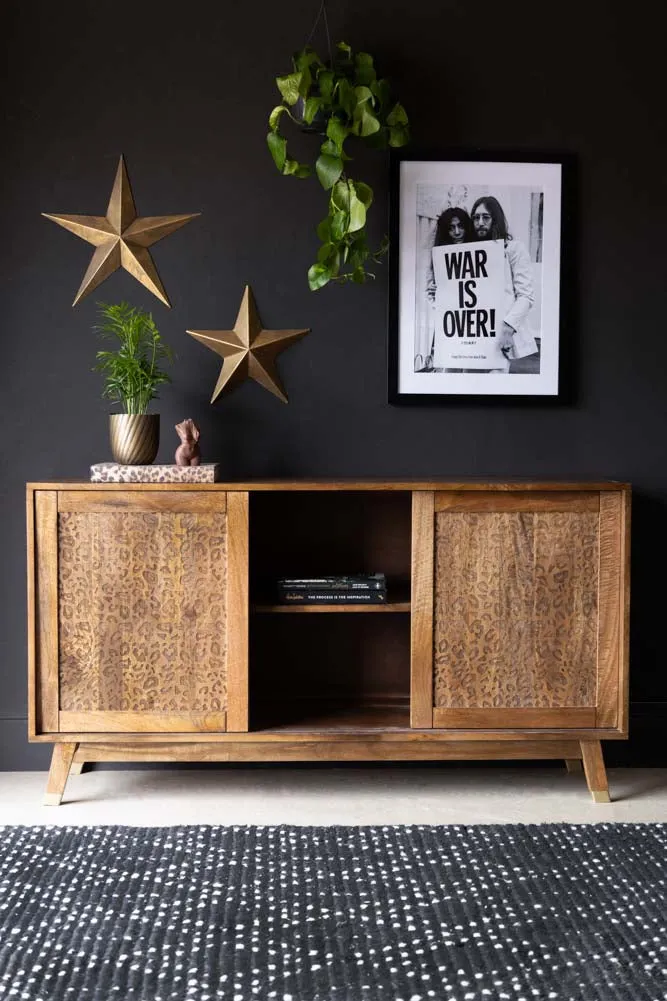 Leopard Print Sideboard