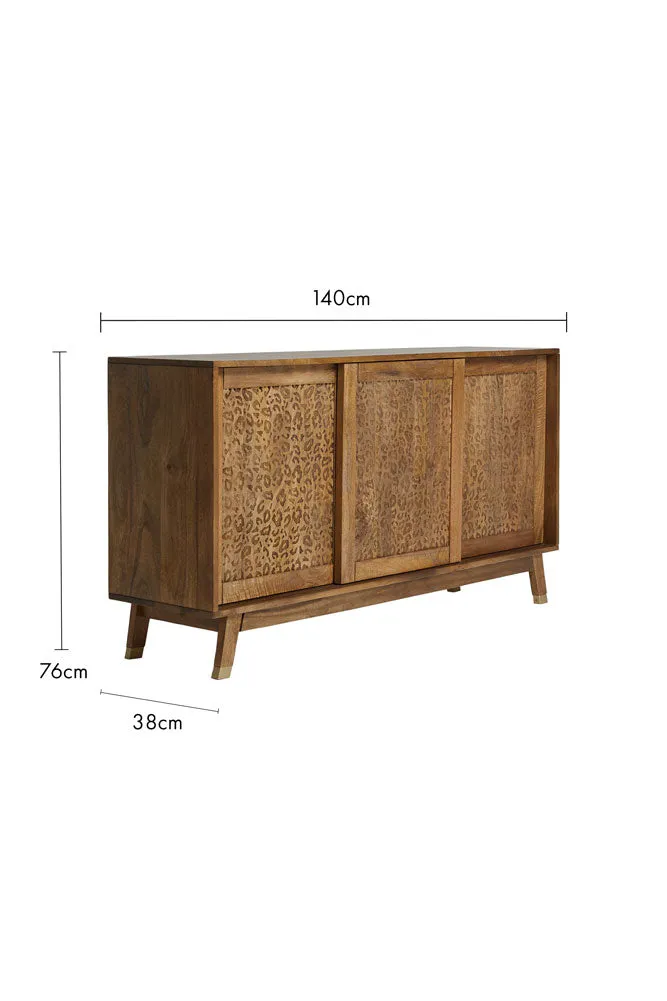 Leopard Print Sideboard