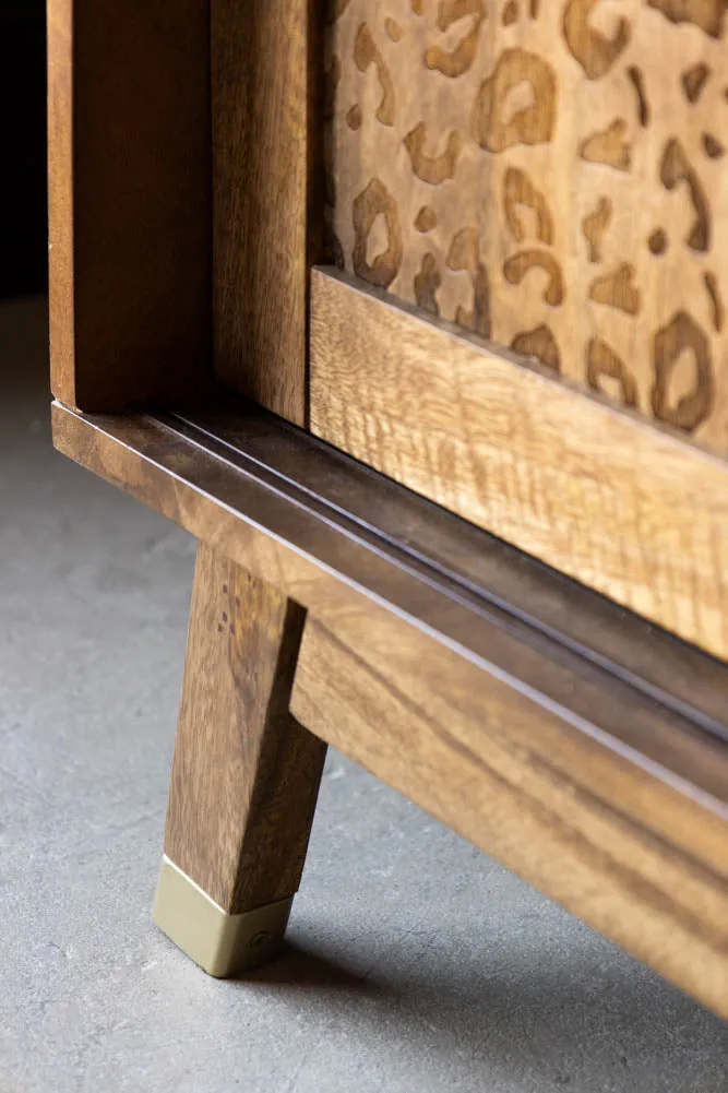 Leopard Print Sideboard
