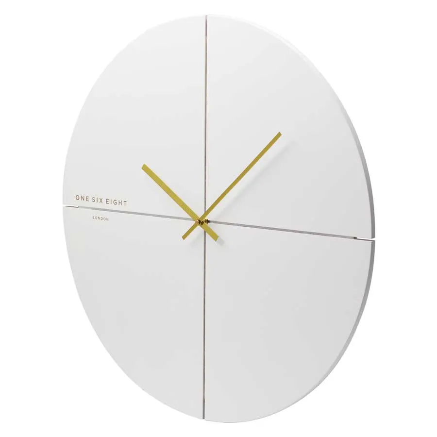 Liam White Clock (40cm)