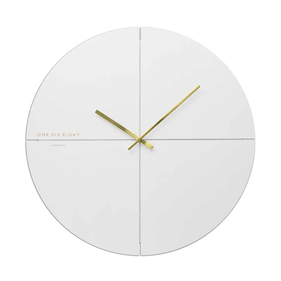 Liam White Clock (40cm)